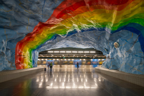Экскурсия по синей ветке метро Стокгольма