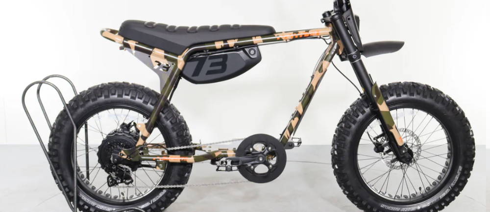 a Super73 Z Adventure LE mini moto electric bike