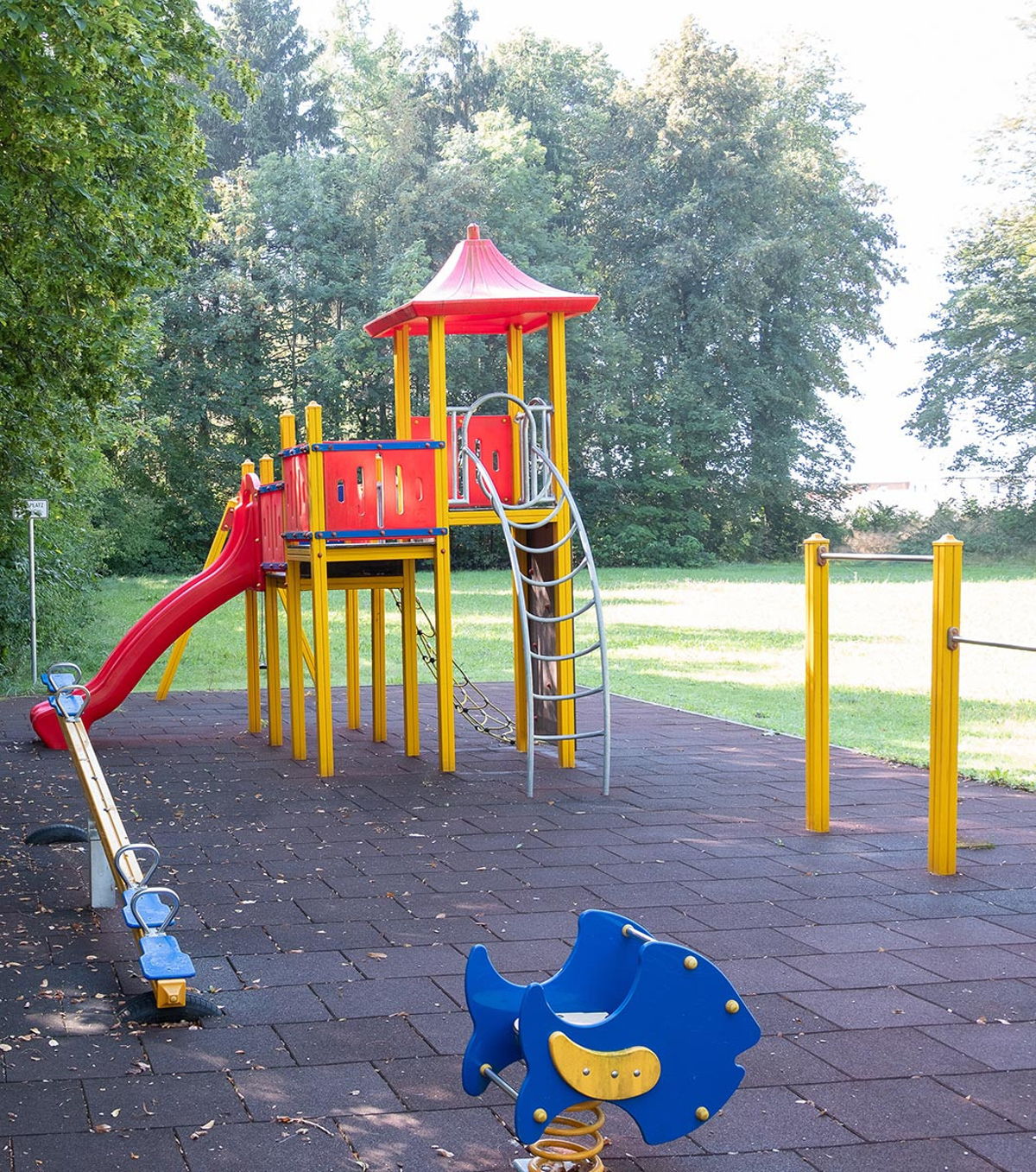 Unser Spielplatz im Biergarten für die kleinen Gäste