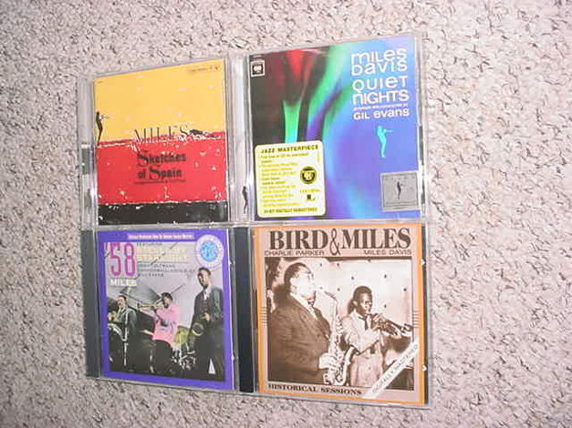 Miles Davis cd lot of 4 jazz cd's - 58 sessions sketche...