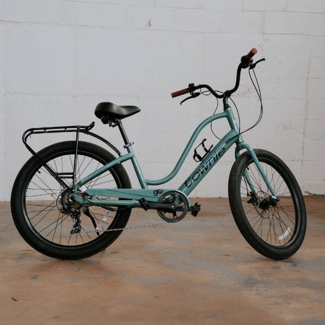 an Electra Townie e-bike