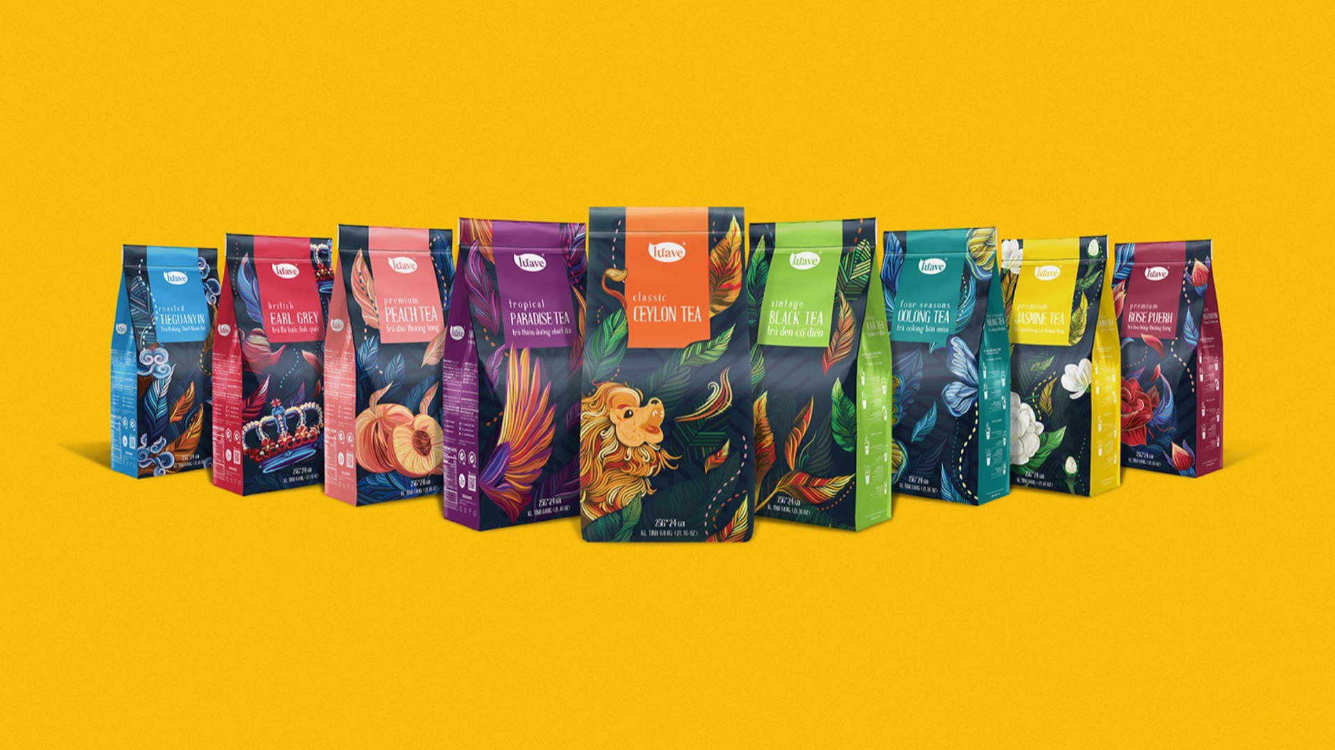 Featured image for The Illustrations On Luave Tea's Packaging Allows The Flavors Within To Come Alive