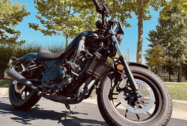 2021 HONDA REBEL 500 motorcycle for rent near Ashburn, VA