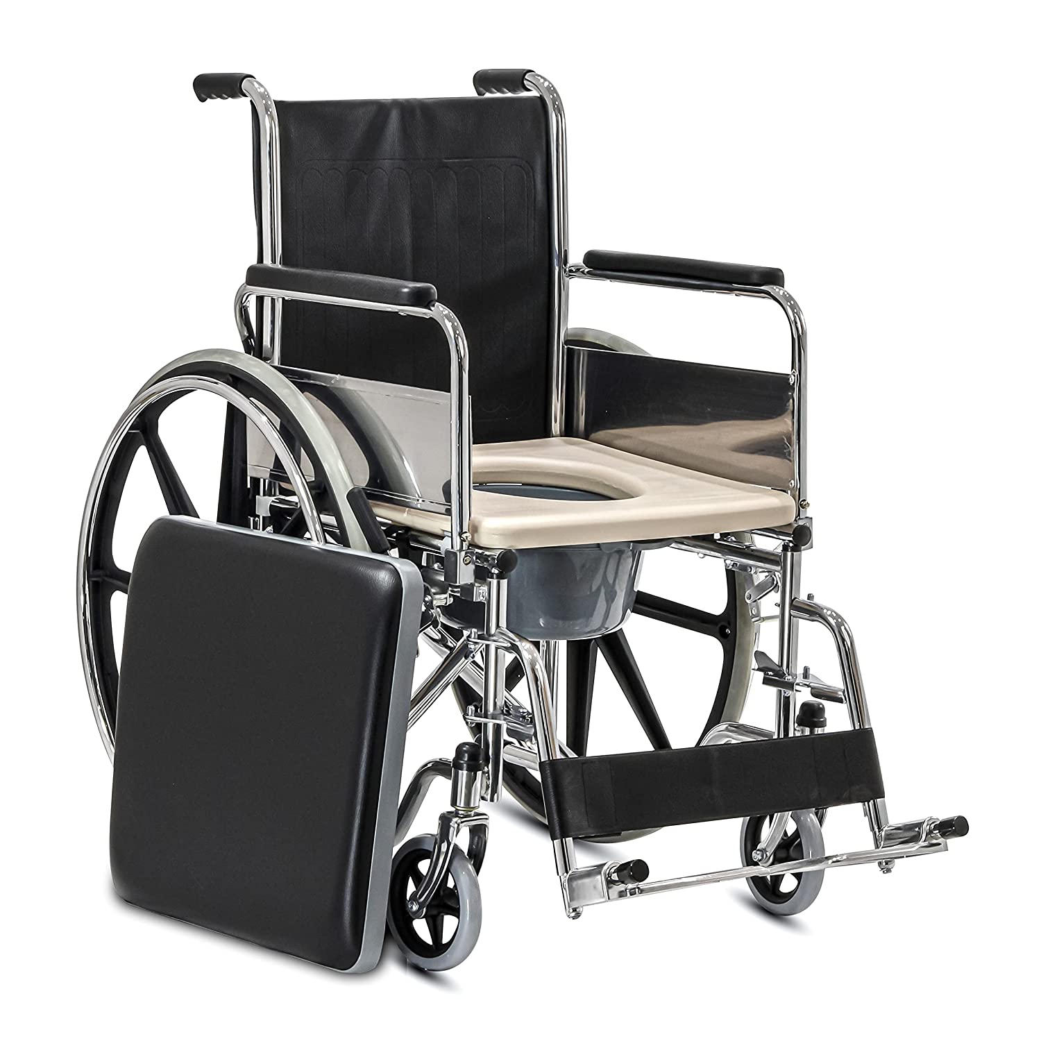 Wheelchair, Hospital Quality with Commode