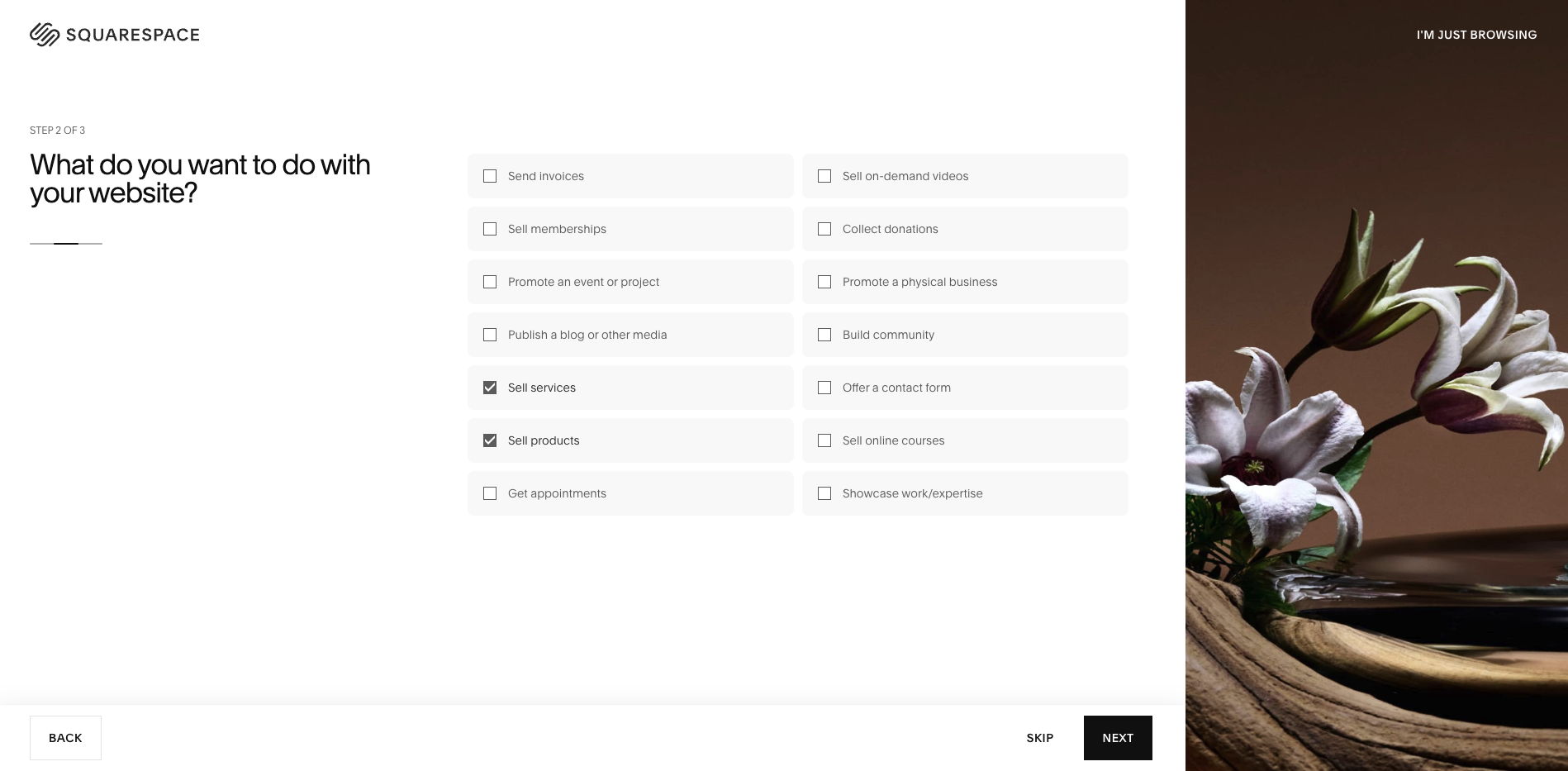 squarespace setup