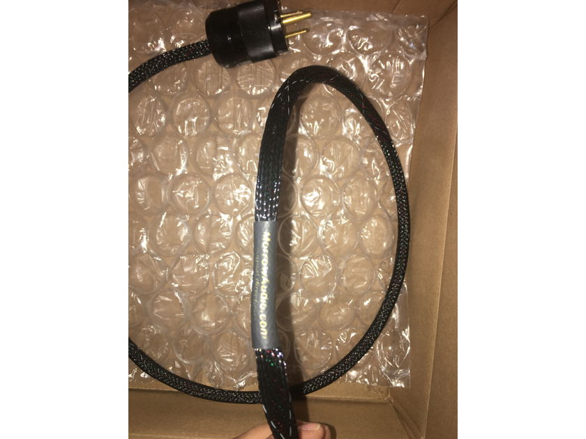 Morrow audio  Map3 power cord 1 Meter  Two available