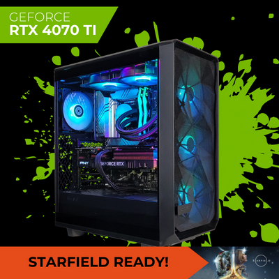 G3 Meshify with Intel Core i7-13700KF (16 Cores) Processor and NVIDIA GeForce RTX 4070 Graphics that's StarField Ready