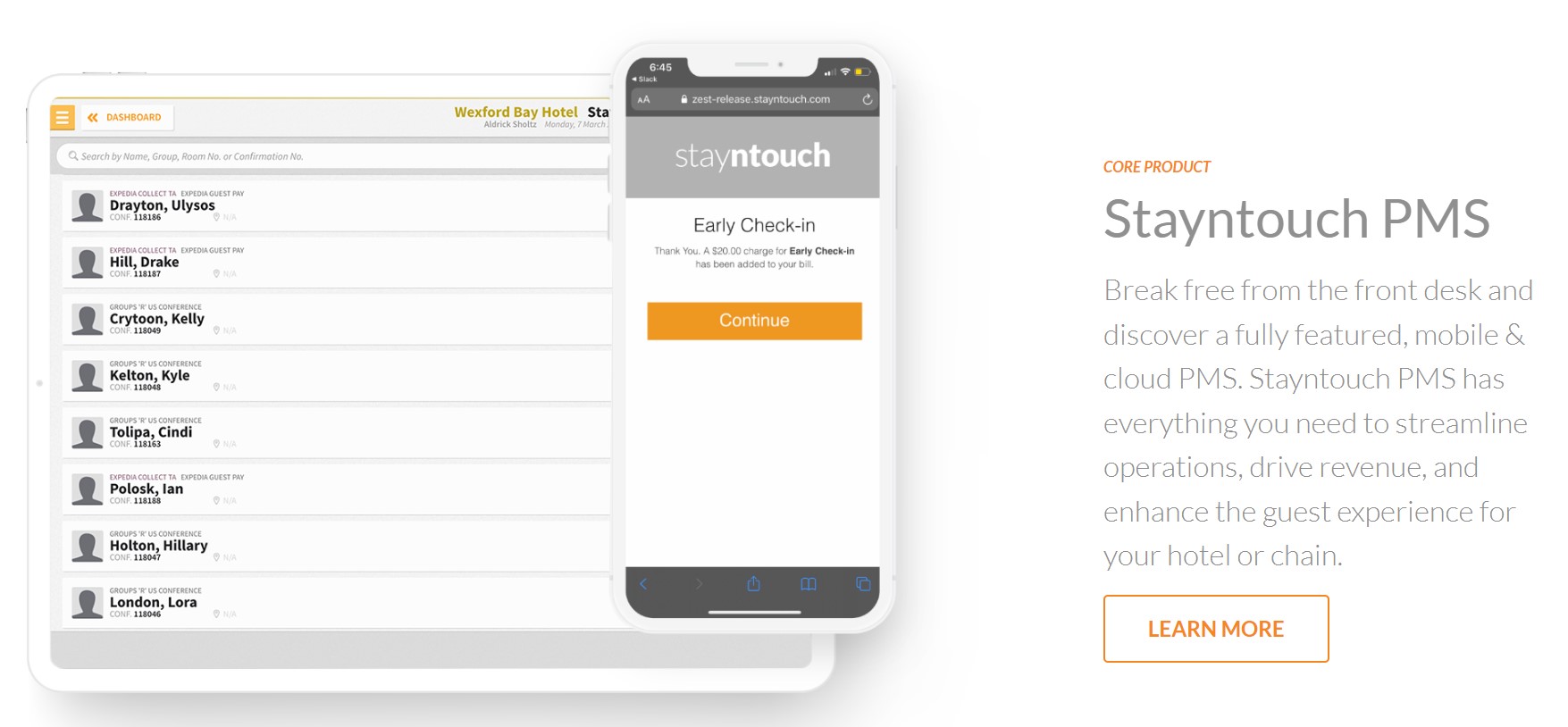 StayNTouch product / service