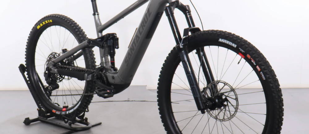 a Santa Cruz Vala (AL) suspension electric mountain bike
