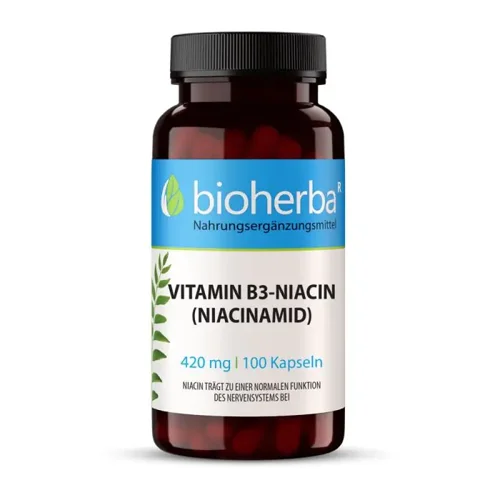 Vitamin B3 - Niacin Niacinamid 420 Mg 100 Kapseln