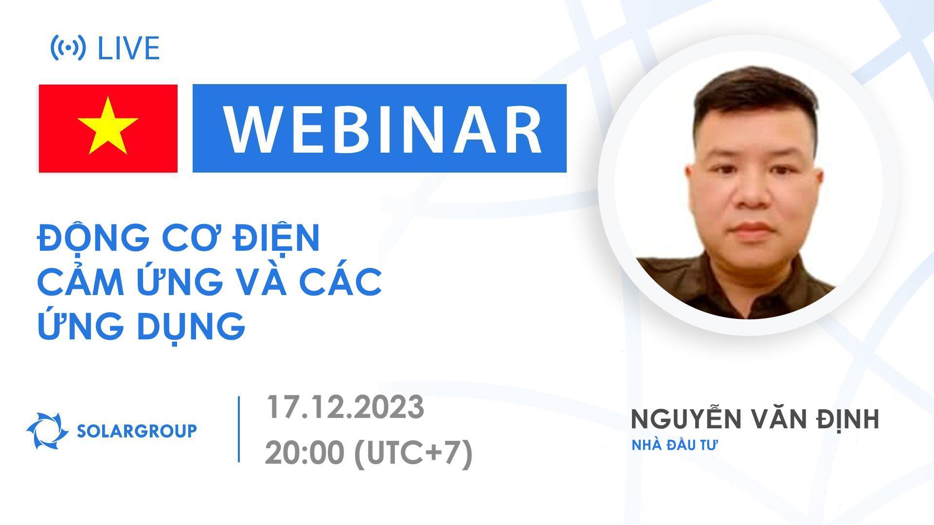 Vietnam. Động cơ điện cảm ứng và các ứng dụng