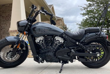 2021 INDIAN SCOUT BOBBER TWENTY ABS motorcycle for rent near Richardson, TX
