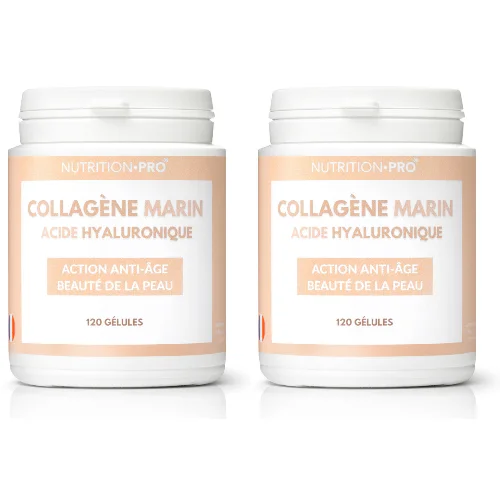Collagène marin & Acide hyaluronique - Lot de 2