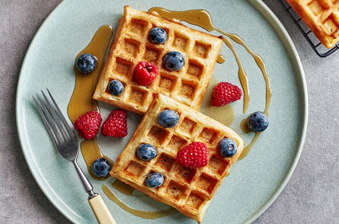Make-Ahead Fluffy Waffles