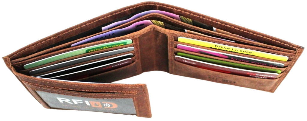RFID Security Lined Leather Wallet Style 11049 - Image 7