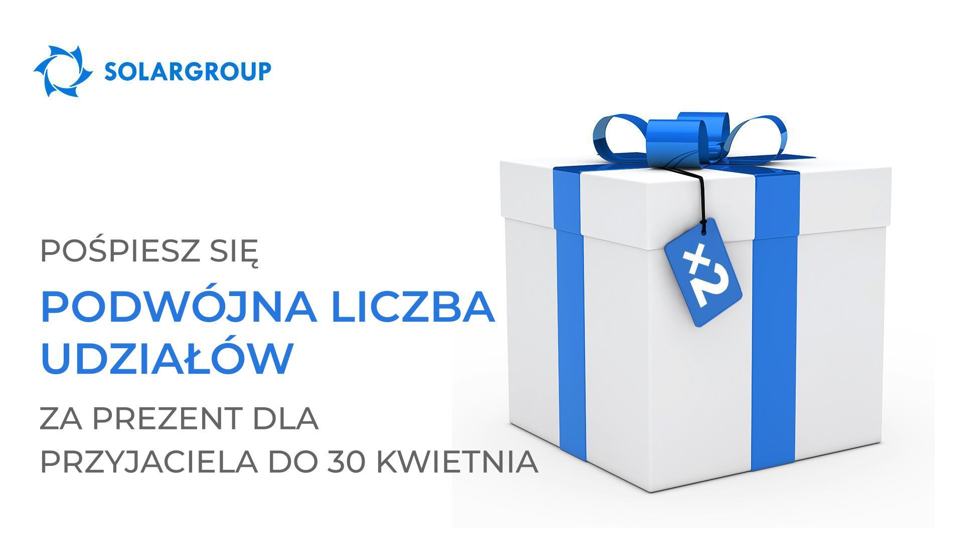 Pozostał niecały tydzień, aby uzyskać podwójną liczbę udziałów za opcję "Prezent dla przyjaciela"