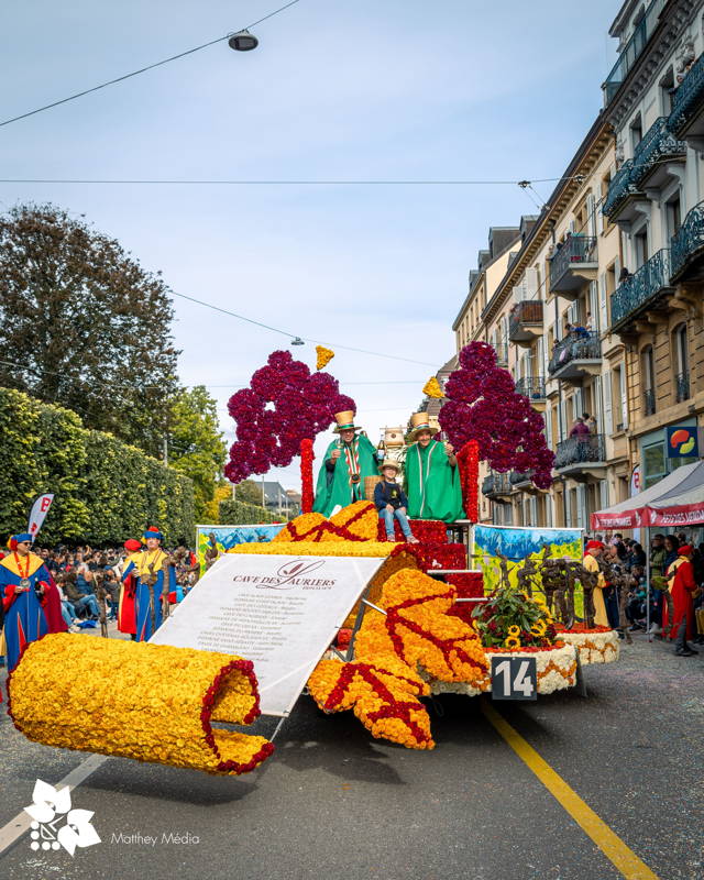 Grand Corso Fleuri Fête des Vendanges Neuchâtel 2025