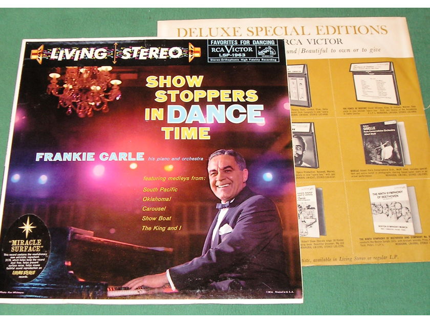 FRANKIE CARLE - SHOW STOPPERS -  - RCA LIVING STEREO BLACK DOG - 1S/A4 6S/A3 I PRESS ** NM 9/10 **