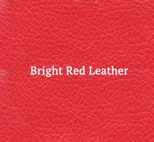 Bright Red Leather