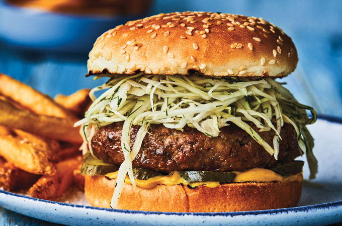 Burgers aux épices à steak