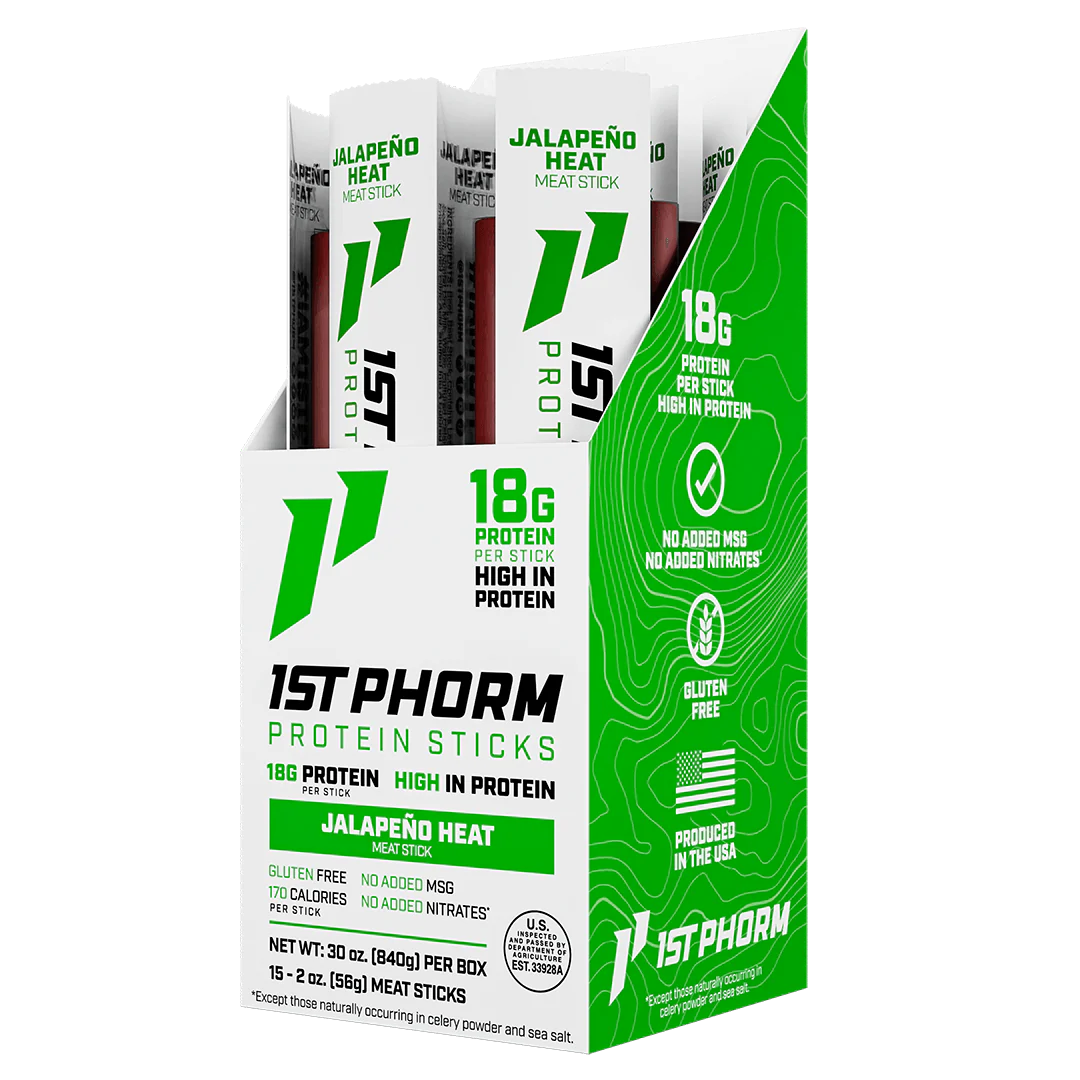 1st phorm meat sticks jalapeno heat