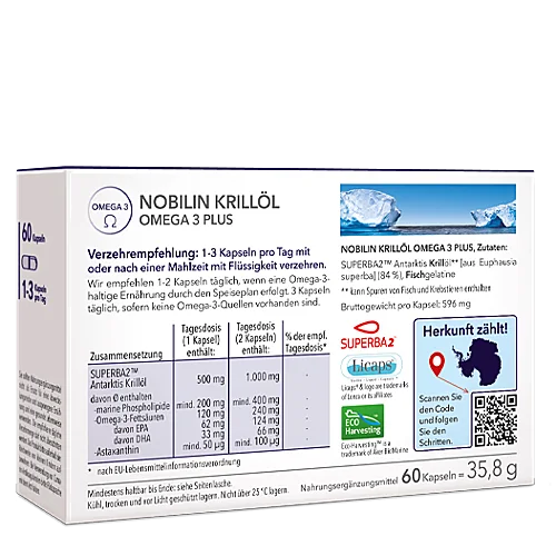 Nobilin Krillöl® Omega 3 Plus