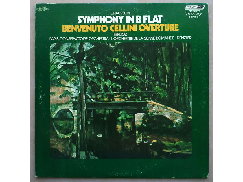 London ffrr | DENZLER/CHAUSSON - Symphony in B Flat / BERLIOZ Benvenuto Cellini Overture / NM