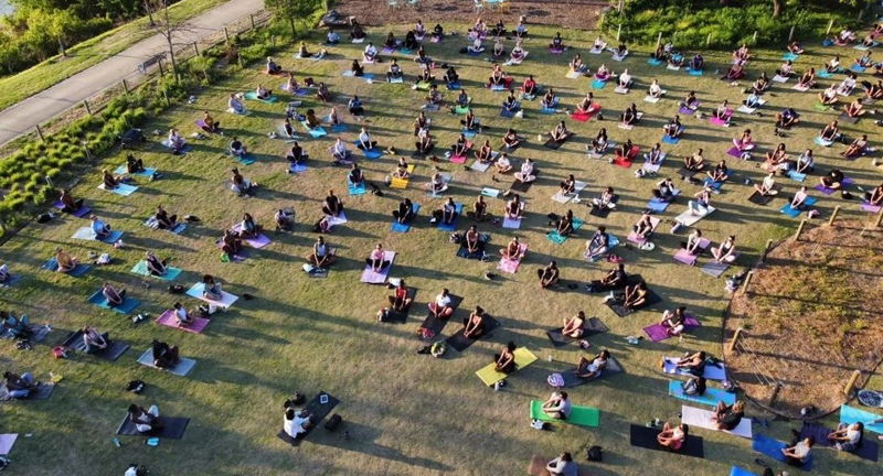 Yoga on the River