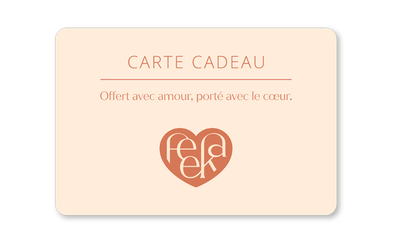 Carte Cadeau Feeka