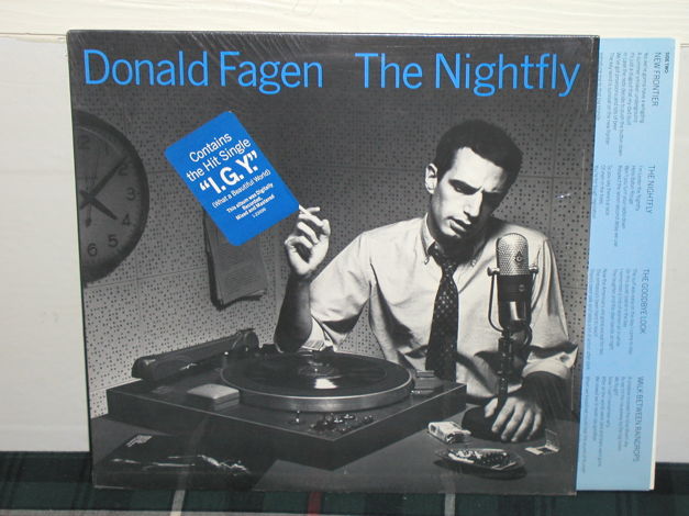 Donald Fagen - The Nightfly w/IGY sticker Still in Shrink!