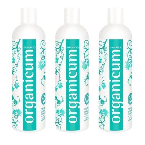 3 x organicum Shampoo normal bis trockenes Haar Brennnessel Echter-Salbei Lorbeer 350ml