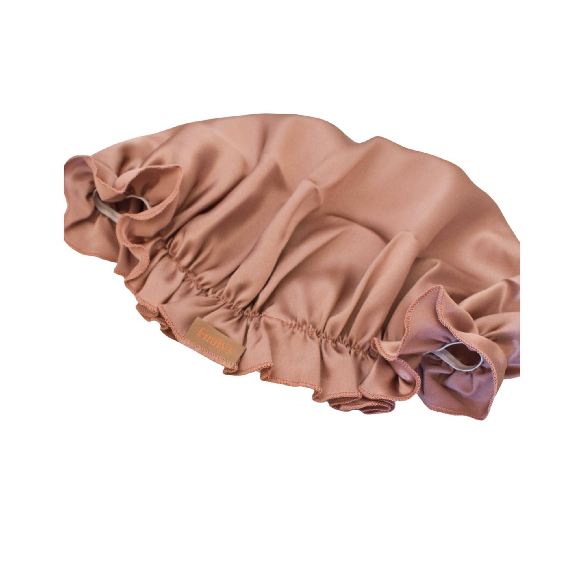 Bonnet Pure Soie -Bois de Rose