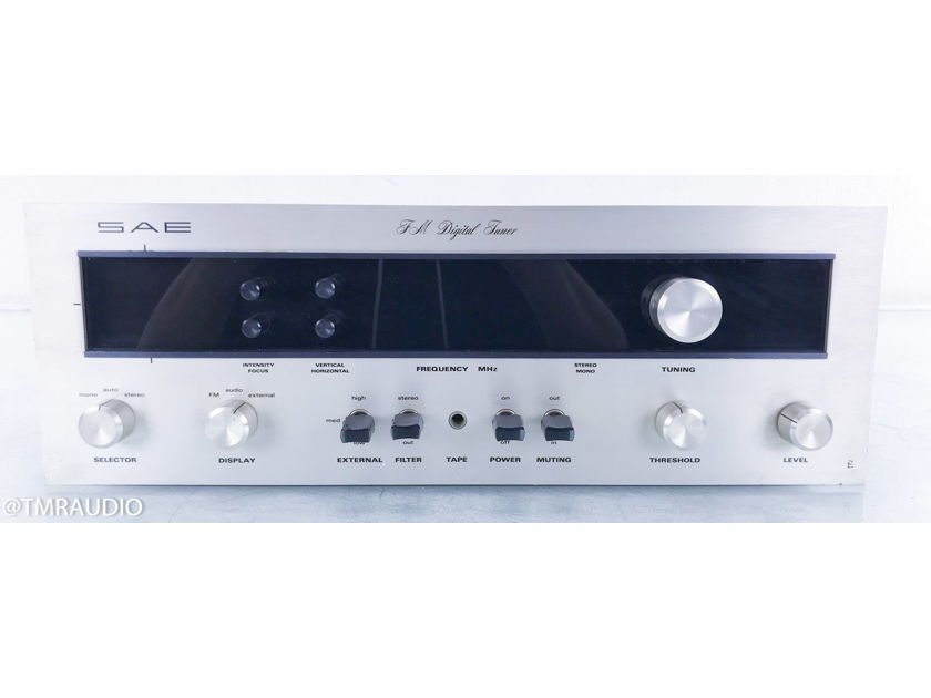 SAE Mark Six Vintage FM Digital Tuner AS-IS (No Oscilloscope; Old Belt) (15706)