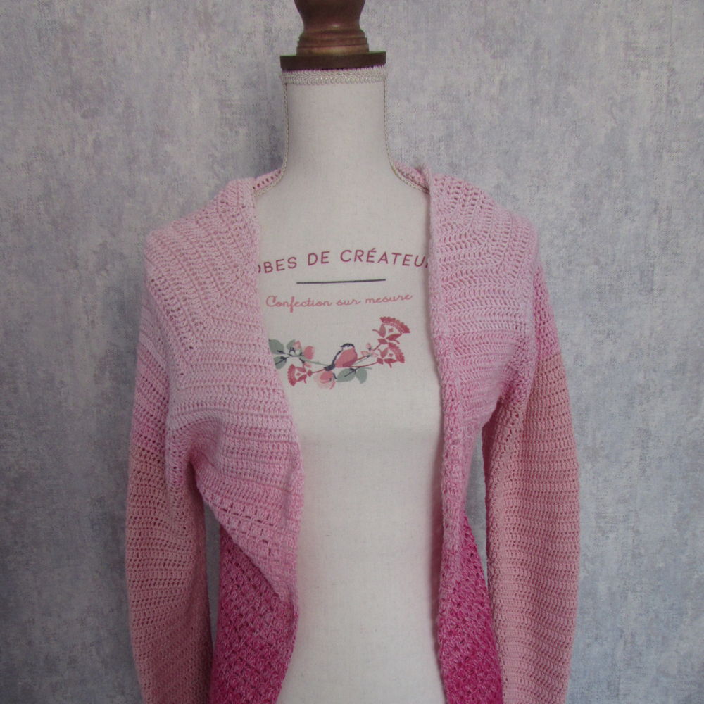 Haakpatroon Vest Pink