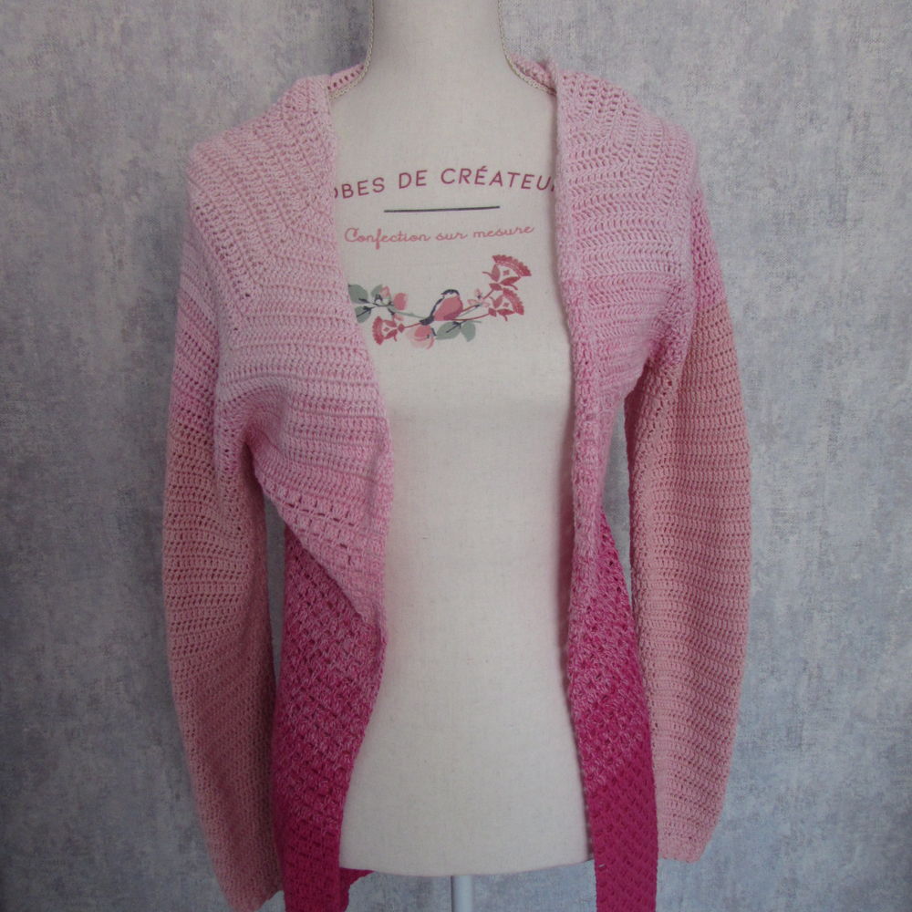 Crochet Pattern Vest Pink