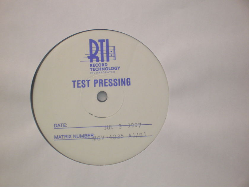 Louis Armstrong - "I've Got the World on a String" Classic Records Test Pressing