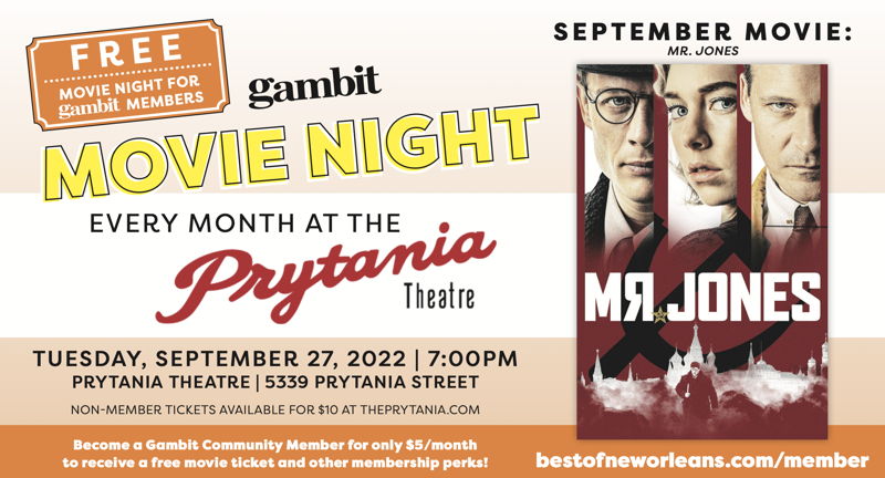 Gambit Movie Night: Mr. Jones