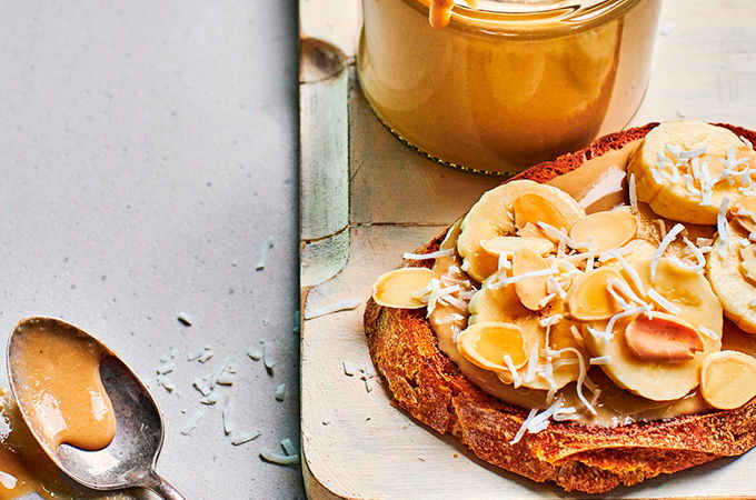 Beurre d’amandes et de tournesol à l’érable