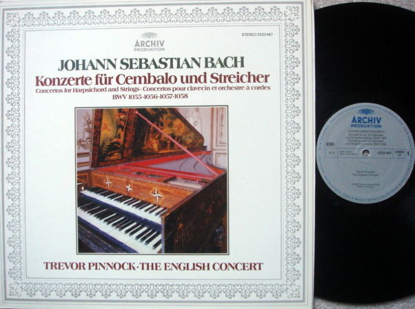 Archiv / PINNOCK, - Bach Concertos for Harpsichord & St...