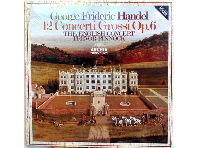 Handel 12 Concerto Grossi Op 6 - SEALED English Concert Pinnock  Archive German 3-lp box