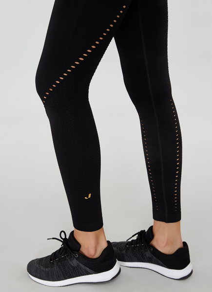 Jerf Womens Sanibel Black Seamless Active Leggings Econyl - Image 7