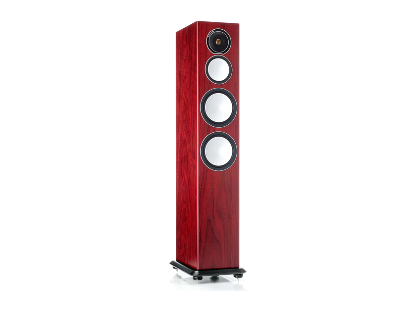 Monitor Audio Silver 8 Floorstanding Speakers in Rosenut Free Shipping
