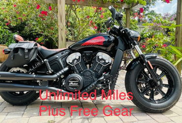 2021 INDIAN SCOUT BOBBER motorcycle for rent near Tampa, FL