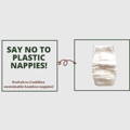 Say no to plastic nappies and switch to Cuddlies sustainable bamboo nappies