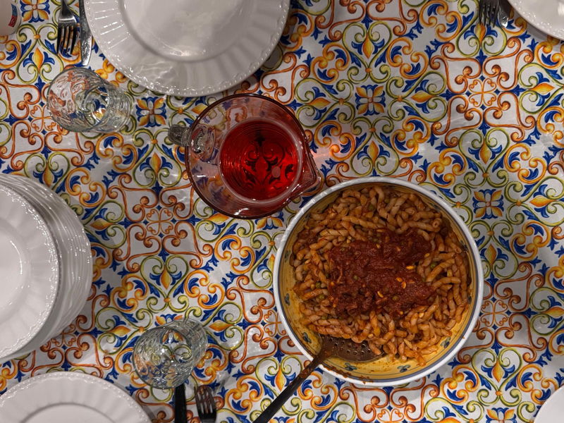 Cursos de cocina Acireale: Clase de cocina siciliana con impresionantes vistas al Etna.