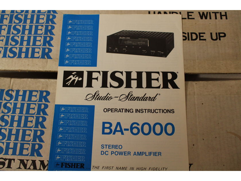 Fisher BA-6000 Stereo DC Power Amplifer