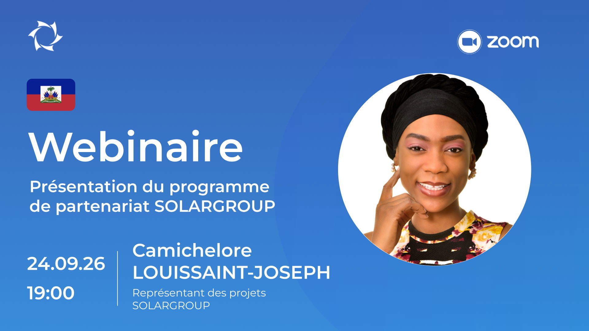 Haiti. Présentation du programme de partenariat SOLARGROUP du 24.09.2026
