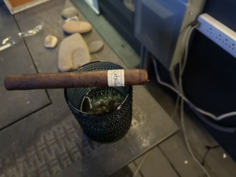 First time smoking a ratzilla and pairing with cognac from costco