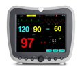 portable patient monitor with huge digit view