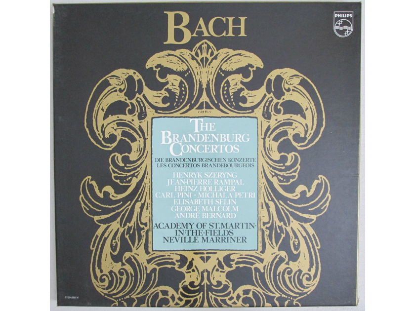 J. S. Bach - THE BRANDENBURG CONCERTO, HENRYK SZERYNG ACADEMY OF ST.MARTIN-IN-THE-FIELDS NEVILLE MARRINER